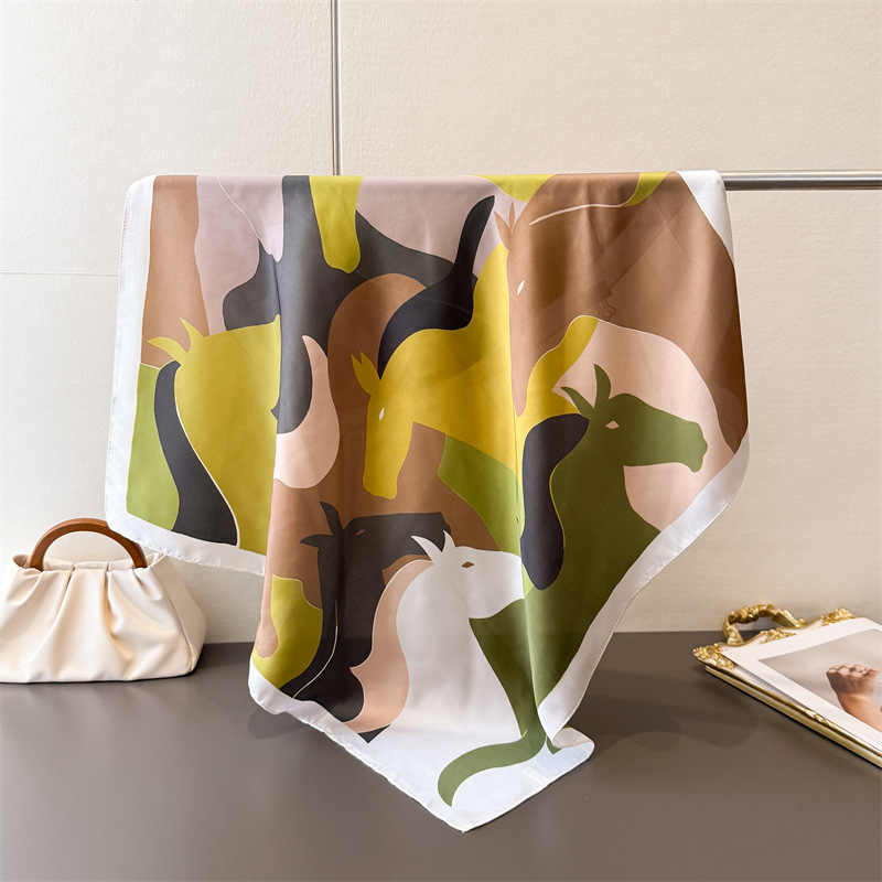 2026 Novo Lenço Quadrado Femin - Scarf Silk Square avaliação e preço