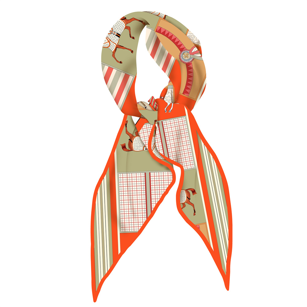 Novos Lenços de Seda Estampado - Scarf Silk Square avaliação e preço