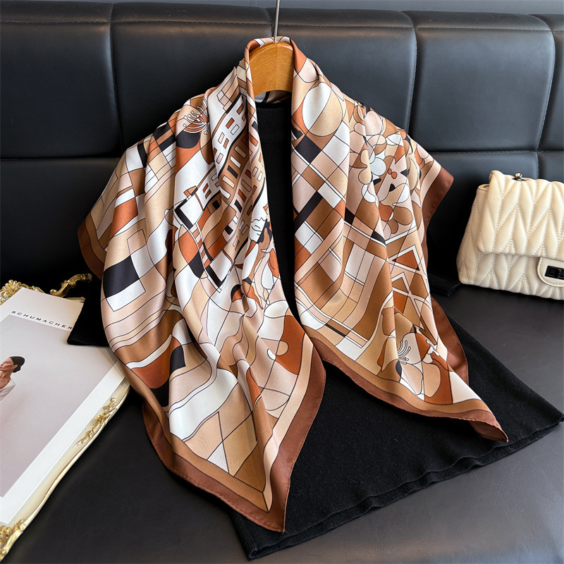 2026 Novo Lenço Quadrado de Se - Scarf Silk Square avaliação e preço